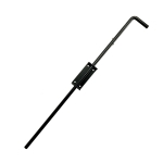 600mm Heavy Duty Steel Drop Bolt (Black)