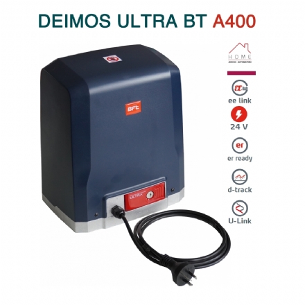 BFT Genuine DEIMOS Ultra BT A400 Sliding Gate Motor / Opener - bft genuine deimos ultra bt a400 sliding gate motor  opener - 1    - Gate Warehouse