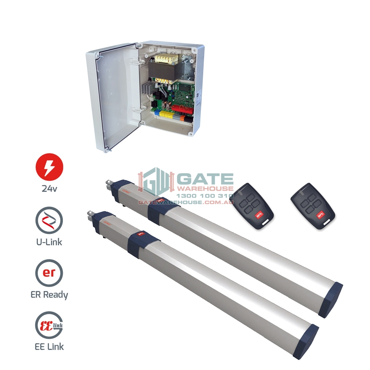 BFT Genuine GIUNO Ultra BT A50 Swing Gate Double Operators/Openers