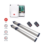 BFT Genuine GIUNO Ultra BT A50 Swing Gate Double Operators/Openers Bundle Kit