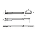 BFT Genuine KUSTOS BT B40 for Swing Gate - Single Operator ONLY