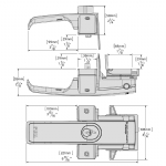 D&D Technologies LokkLatch Magnetic Gate Lock (LLMLDBT)