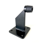 Gate Stopper with Bolt Down Base Plate for Sliding / Swing Gate (Black)