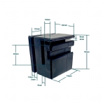 Guide Block for Sliding Gate Nylon Guide (Black)