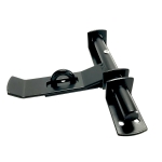 Heavy Duty Sliding Bolt Lockable Gate Latch (Black)