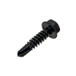 M6.3x25mm Stainless Steel Hex Flange Self drilling Screw (Black)