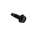 M6.3x25mm Stainless Steel Hex Flange Self drilling Screw (Black)