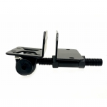 Self-Closing Gate Hinge - Adjustable Tension and Install Gap (Black)
