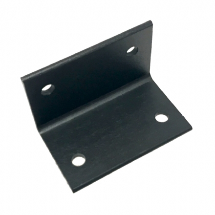 Steel Angle Bracket L-Shape 60x60x4x100mm Black - steel angle bracket l shape 60x60x4x100mm black - 1    - Gate Warehouse