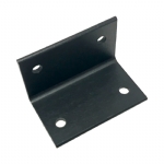 Steel Angle Bracket L-Shape 60x60x4x100mm Black