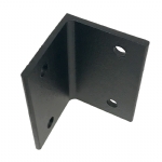 Steel Angle Bracket L-Shape 60x60x4x100mm Black