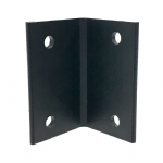 Steel Angle Bracket L-Shape 60x60x4x100mm Black