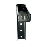 Steel Guide Roller Bracket for Sliding Gate (Black)