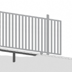 Support Beam For Sliding Gate Tracks (Beam ONLY)
