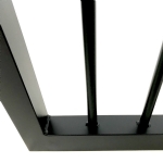 V0RSSB - Ring and Spear Top (Fleur-de-lis) - Aluminium Sliding Driveway Gate - Matte Black