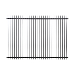 VBFFFB - Ready to Install Fully Welded 65x16mm Vertical Blade - Aluminium Fence Panel - Matte Black