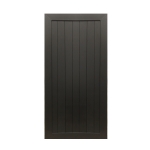 VWFFPB - Flat Top (Full Privacy) - Aluminium Pedestrian / Side Gate (Single Swing Gate) - Matte Black